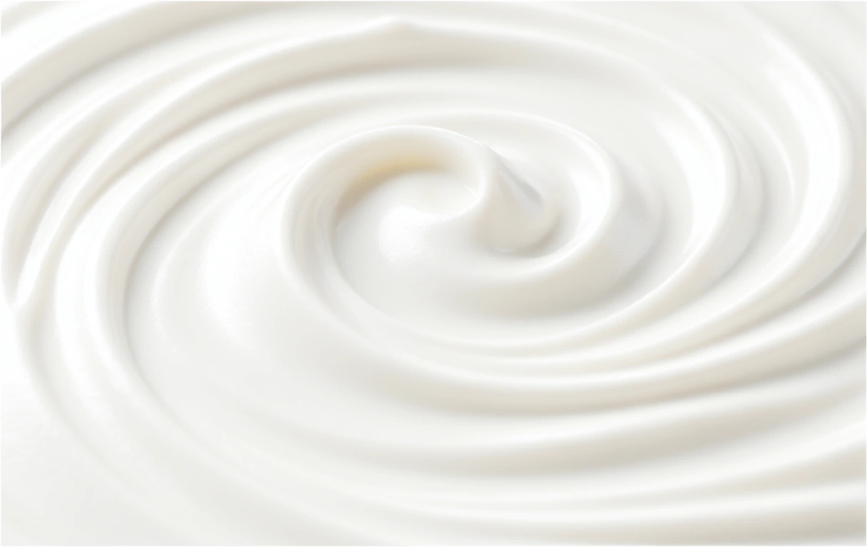 Silky face cream texture